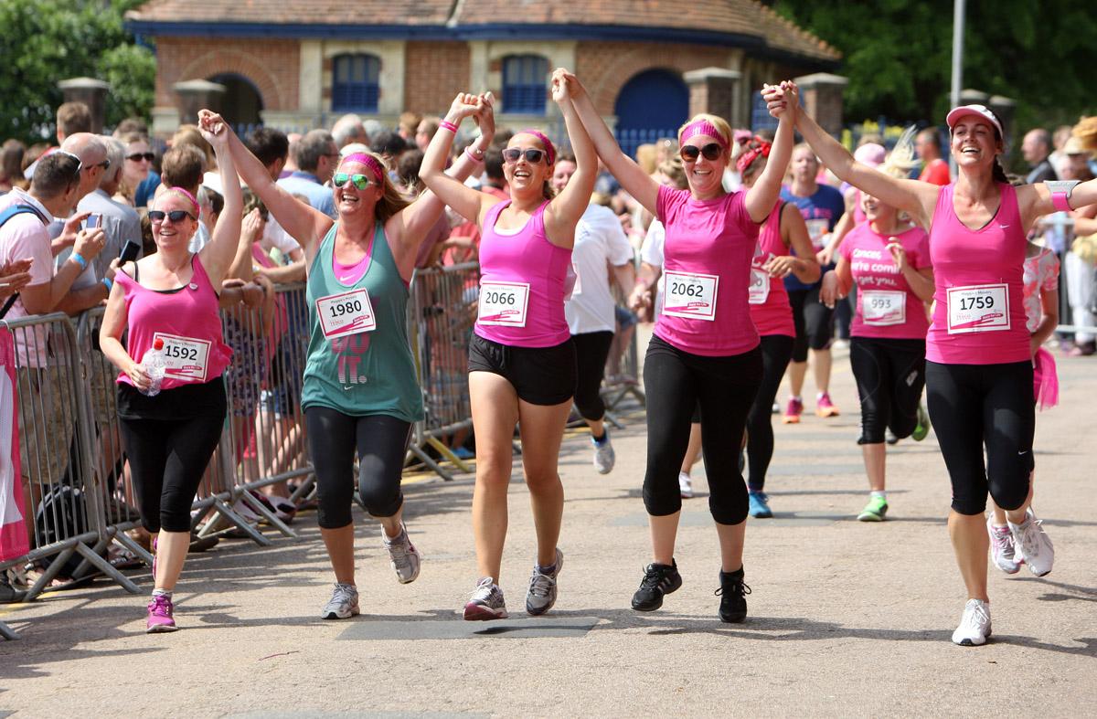 Pictures of the 5k AM and PM races from Poole Park Race For Life 2014