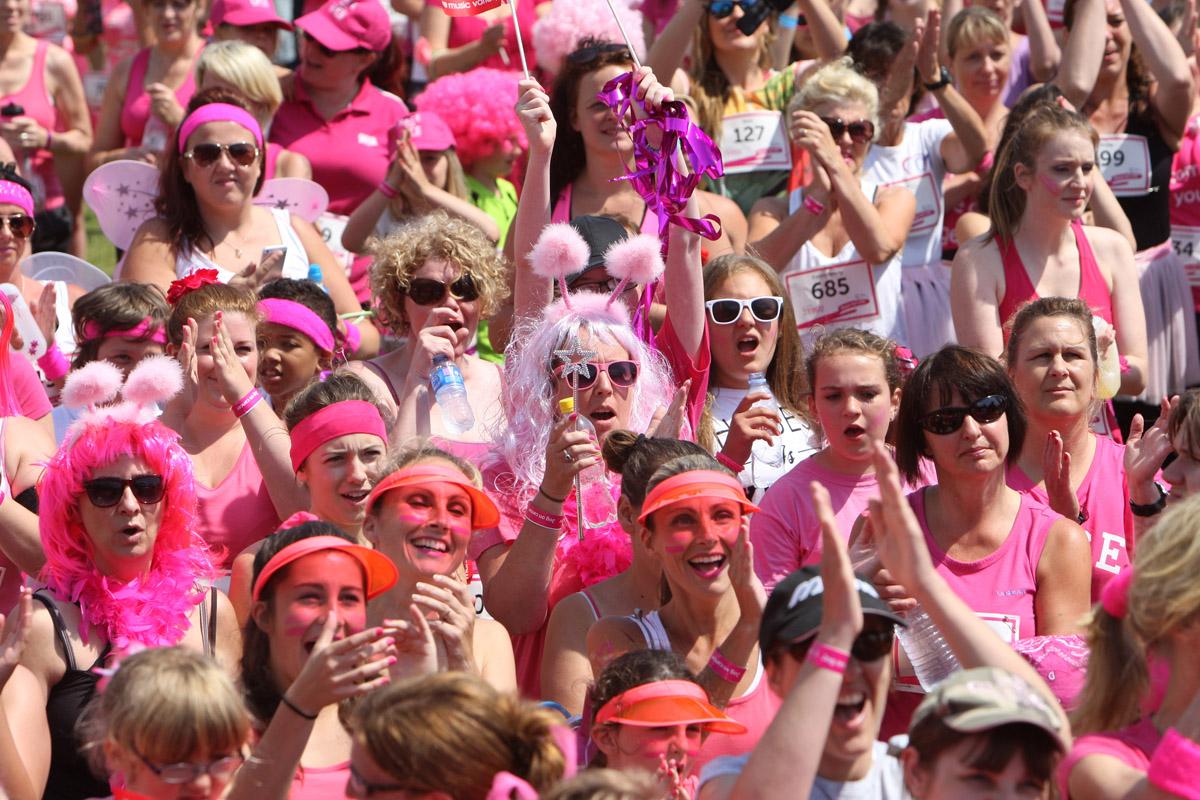 Pictures of the 5k AM and PM races from Poole Park Race For Life 2014