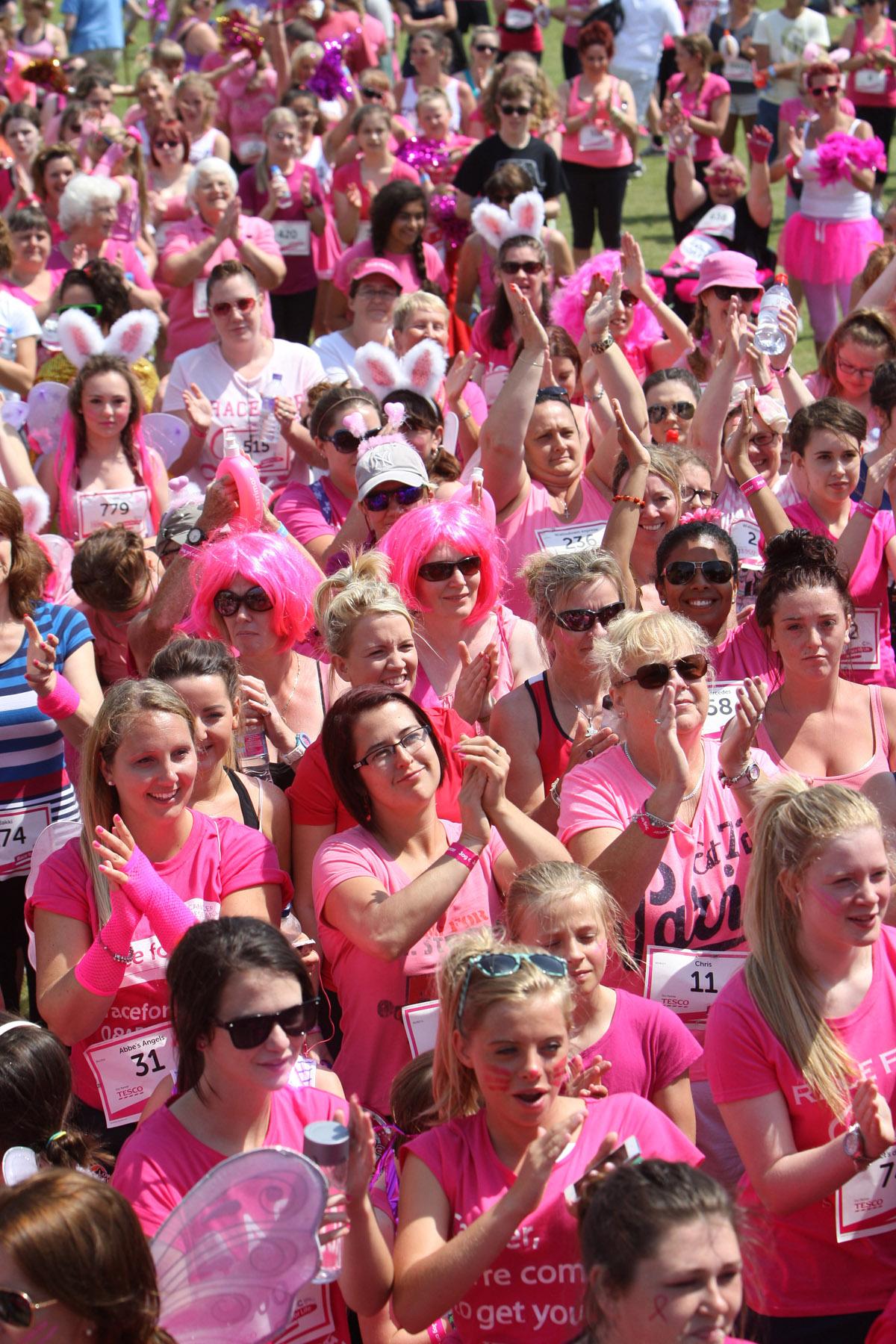 Pictures of the 5k AM and PM races from Poole Park Race For Life 2014