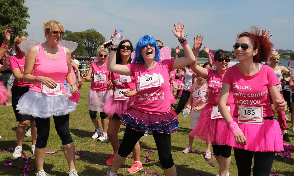 Pictures of the 5k AM and PM races from Poole Park Race For Life 2014