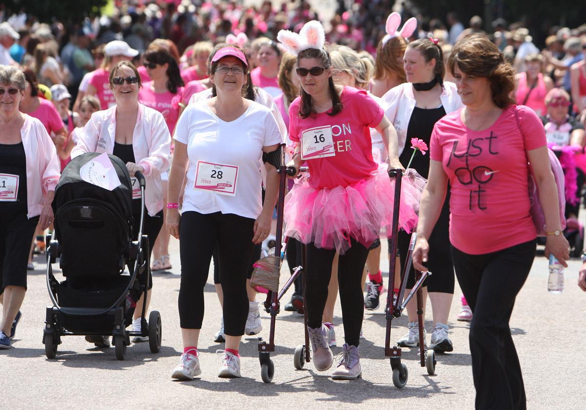 Pictures of the 5k AM and PM races from Poole Park Race For Life 2014