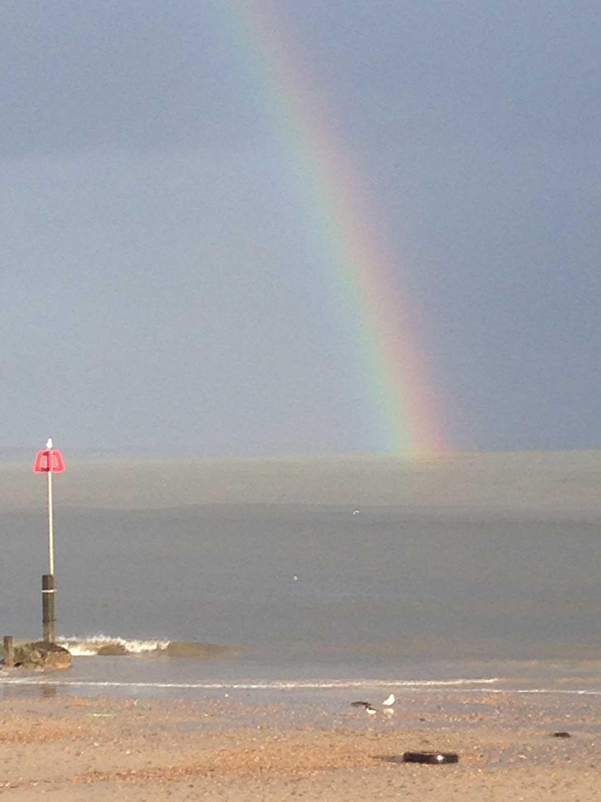 Mudeford beach by Enrica Collins