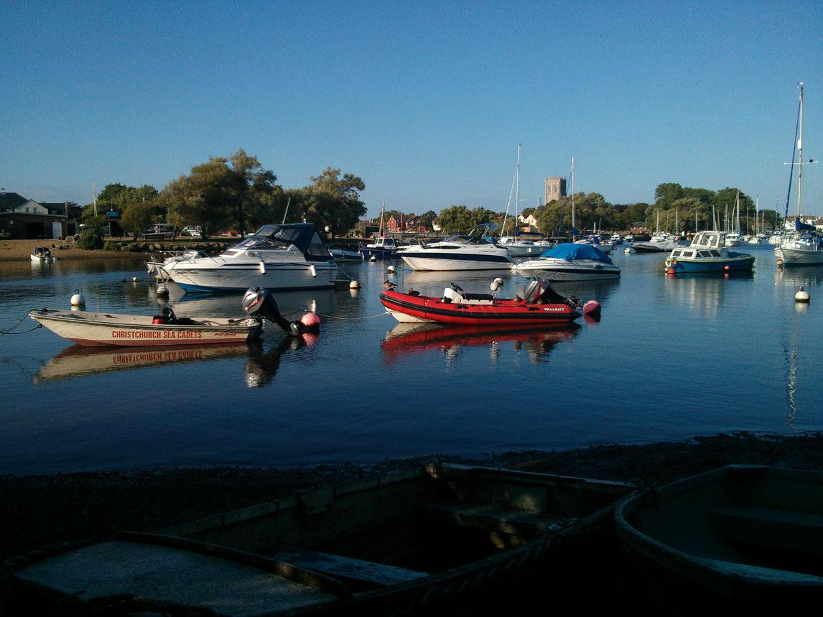 Christchurch Harbour by Del Laflin
