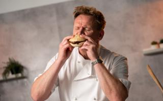 Costa Coffee proud to be fake: Gordon Ramsey look-alike tests new vegan bap. (Costa Coffee)