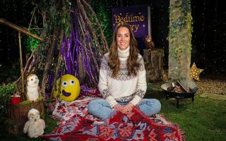 The Duchess of Cambridge read a CBeebies Bedtime Story to mark Children's Mental Health Week. Picture: Kensington Palace