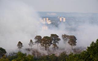 Met Office meteorologist Marco Petagna said the risk of wildfires was very high (PA)