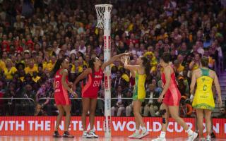 Geva Mentor (second from right) has played in six different World Cups for England