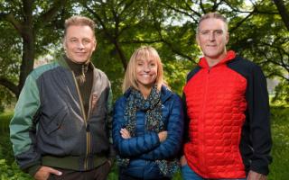 Winterwatch/Springwatch team Chris Packham, Michaela Strachan and Iolo Williams