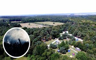 Campers have complained of a rave near Burnbake campsite.