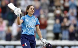 Maia Bouchier helped England to a big victory over New Zealand at Worcester (Nigel French/PA)