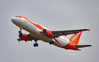 Generic image of an easyJet plane.