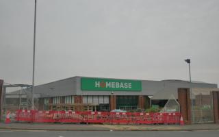 The Homebase store at Branksome on Sunday morning