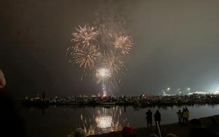 Poole Quay fireworks 2024