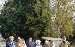 Oakdale Care Home marking Remembrance Day