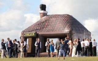 The inflatable pub will be renamed The Final Furlong