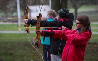 Girls enjoying the facilities at Girlguiding's Foxlease in Lyndhurst