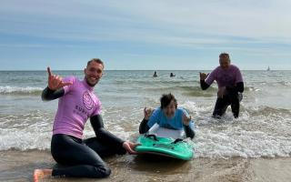 'Everybody deserves a chance to catch a wave' Para surfing event in Bournemouth