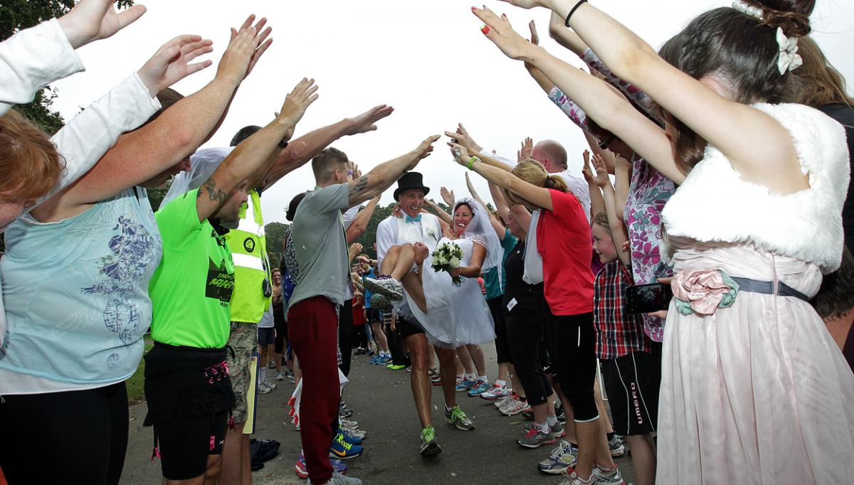 Poole parkrun wedding