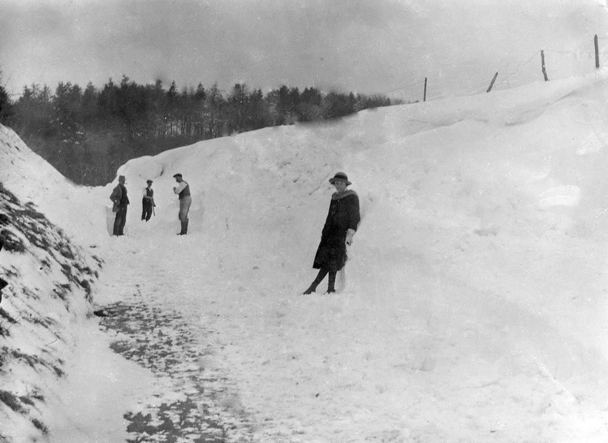 Semley Hollow near Shaftesbury taken 1916. Picture: Gold Hill Museum.