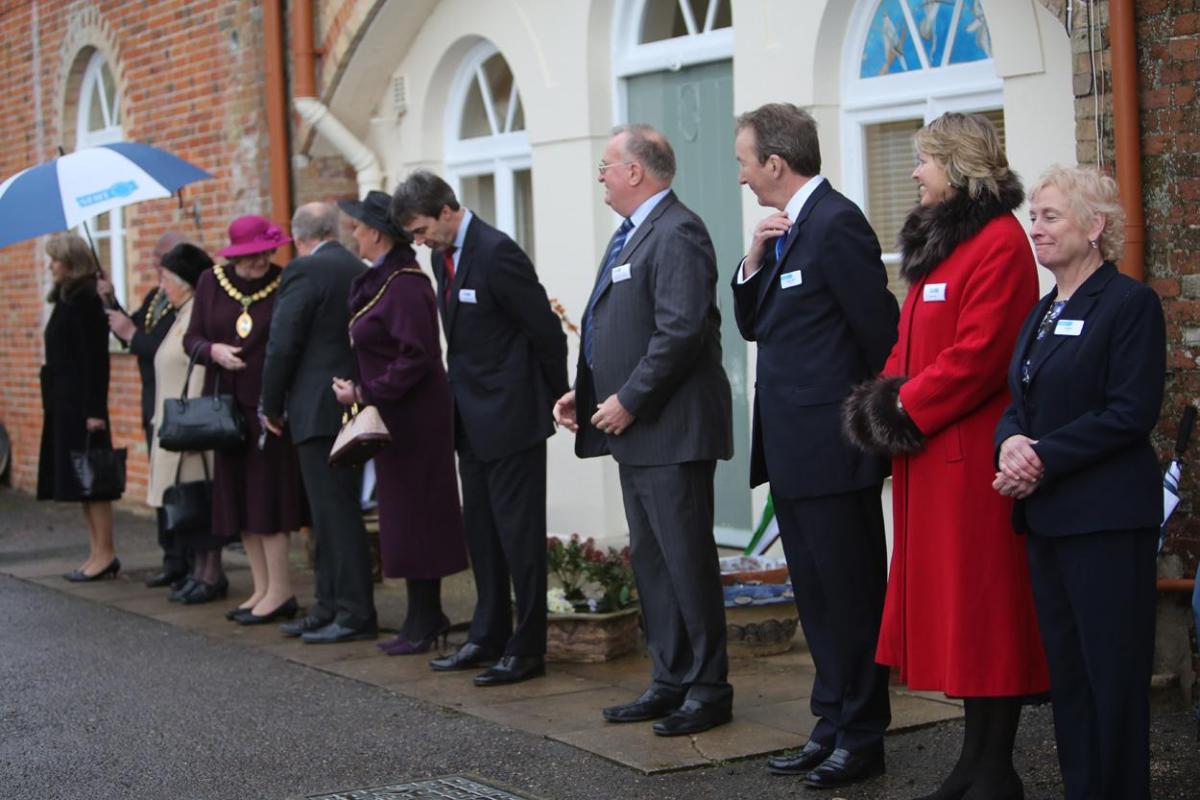 Her Royal Highness, Sophie, Countess of Wessex visits the Stable Family Home Trust at Bisterne. Pictures by Sam Sheldon. 