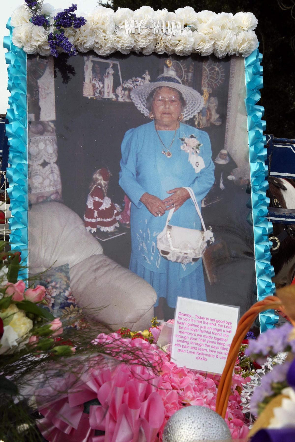 Pictures of Mary Bond's funeral at St Clement's Church in Parkstone on 2 February, 2015 by Sally Adams 