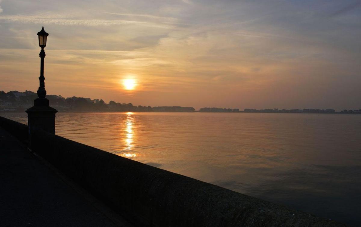 Ellie Rose took this  image of the sunrise at Sandbanks.