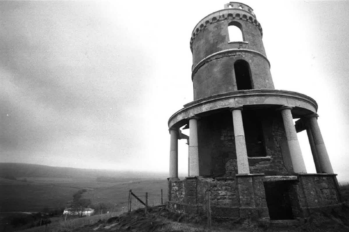 Clavell Tower in 1996. Picture by Corin Messer, Bournemouth Daily Echo