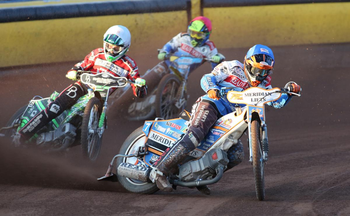 Poole Pirates v Swindon Robins on July 29, 2015. Pictures by Richard Crease. 