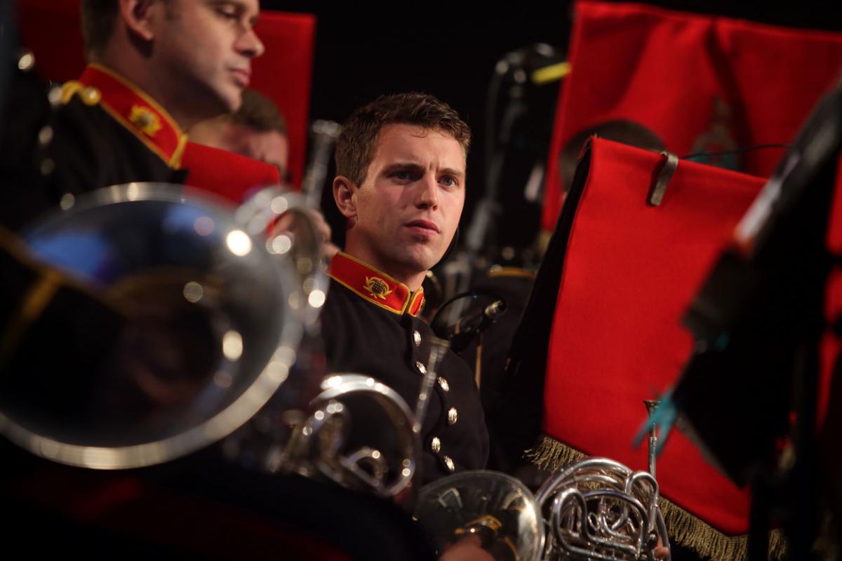 HM Royal Marines Band Collingwood at Bosombe Pier