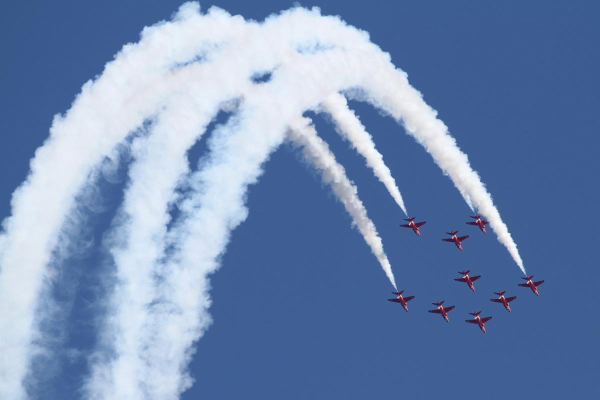 All the action from Friday at the Bournemouth Air Festival 2015. Pictures: Rob Fleming. 