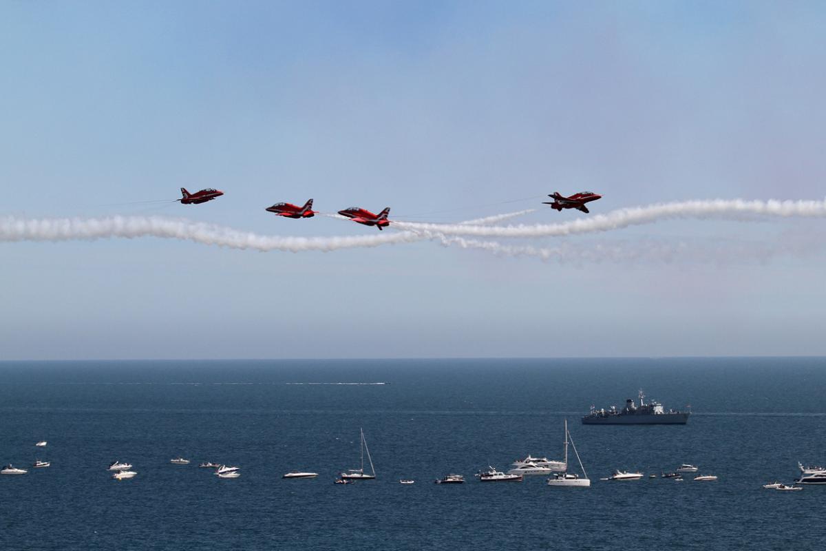 All the action from Friday at the Bournemouth Air Festival 2015. Pictures: Rob Fleming. 