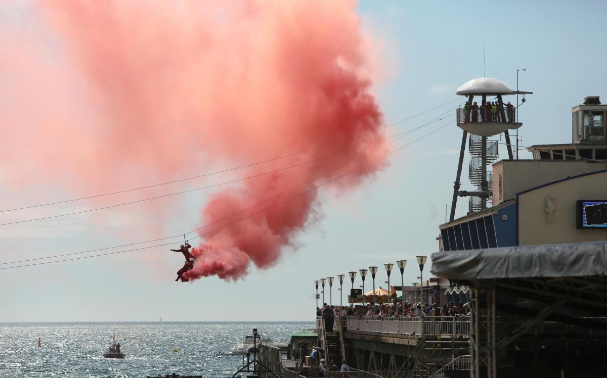 All the action from Friday at the Bournemouth Air Festival 2015. Pictures: Richard Crease