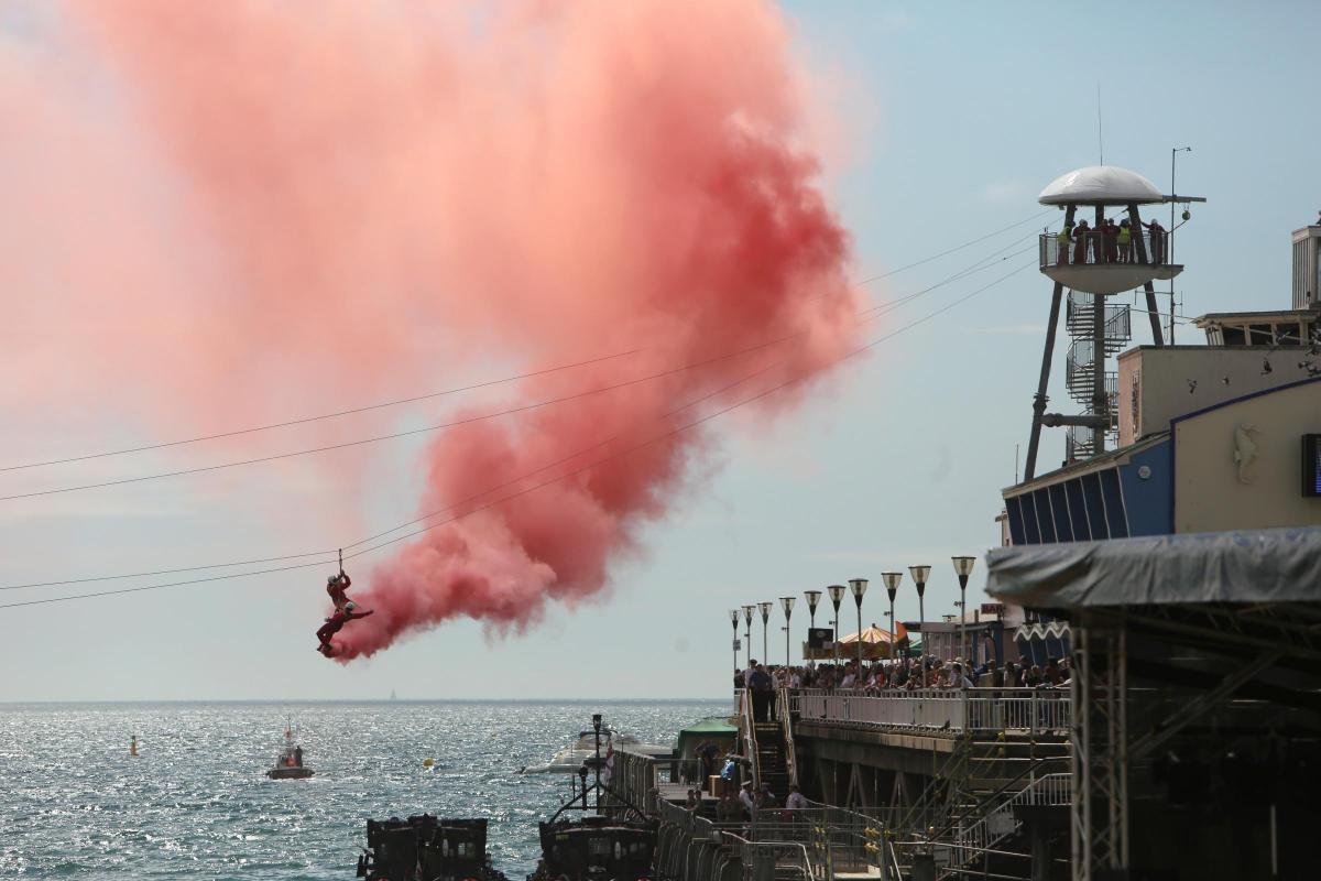 All the action from Friday at the Bournemouth Air Festival 2015. Pictures: Richard Crease