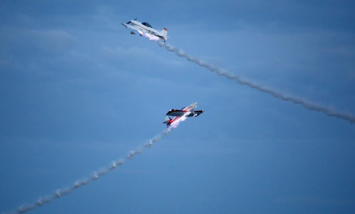 Dusk display pictures from day two of the Bournemouth Air Festival by Richard Crease