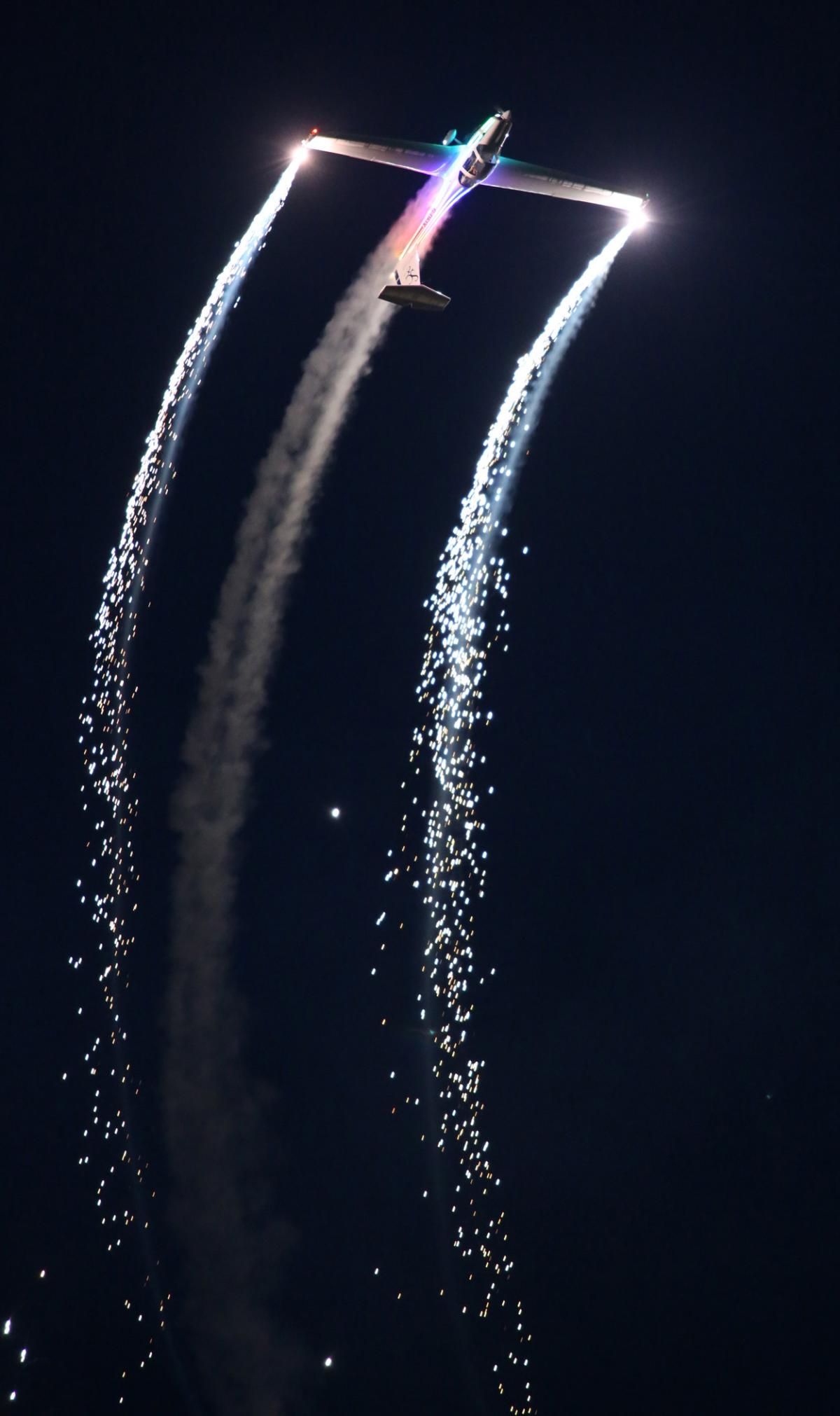 Dusk display pictures from day two of the Bournemouth Air Festival by Richard Crease