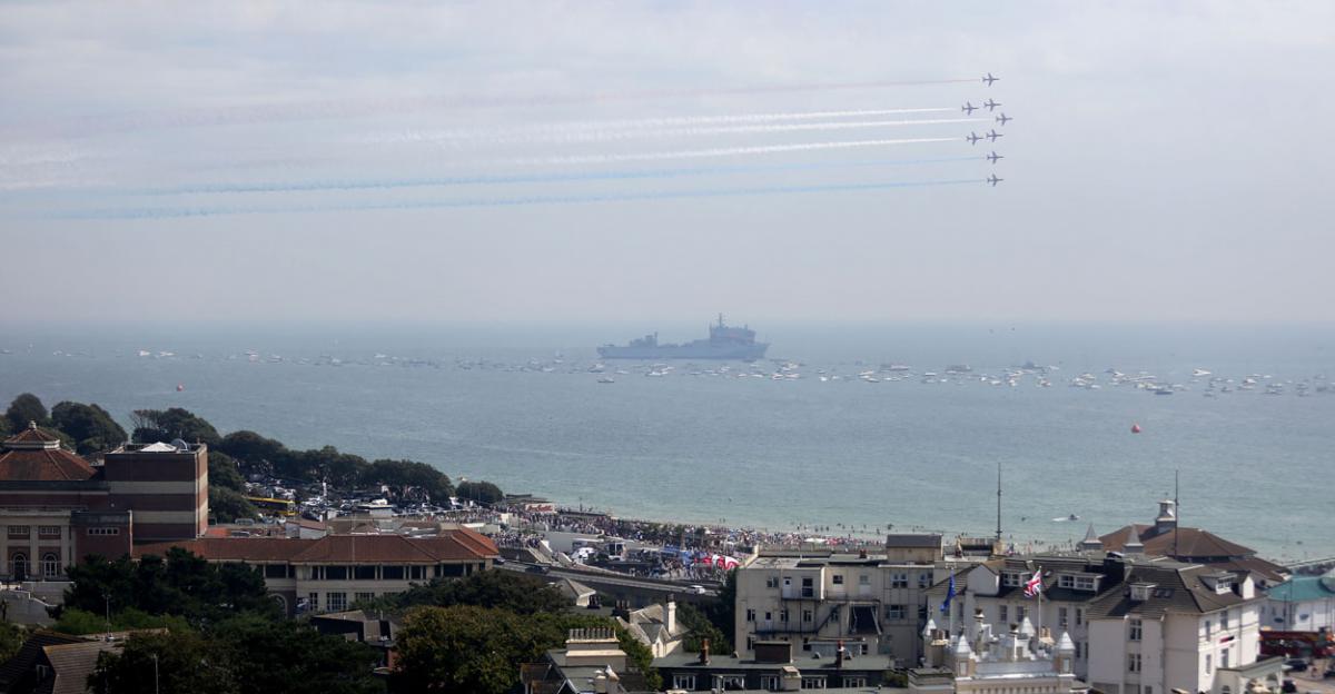 Day three at the Bournemouth Air Festival 2015. Pictures by Corin Messer, from the new Hilton hotel. The Sky Bar takes off in December 2015.
