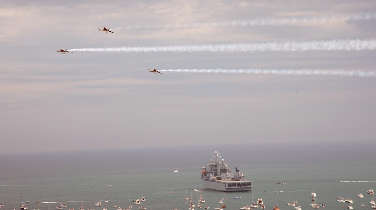 Day three at the Bournemouth Air Festival 2015. Pictures by Richard Crease, from the roof of the Cumberland Hotel.