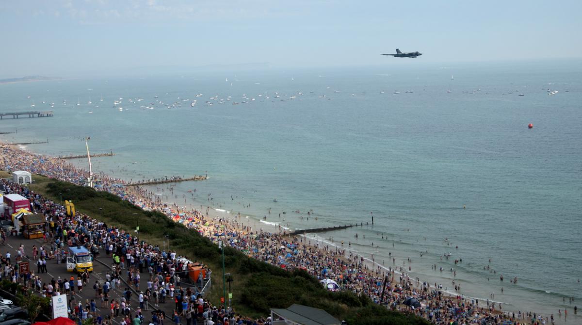 Day three at the Bournemouth Air Festival 2015. Pictures by Richard Crease, from the roof of the Cumberland Hotel.