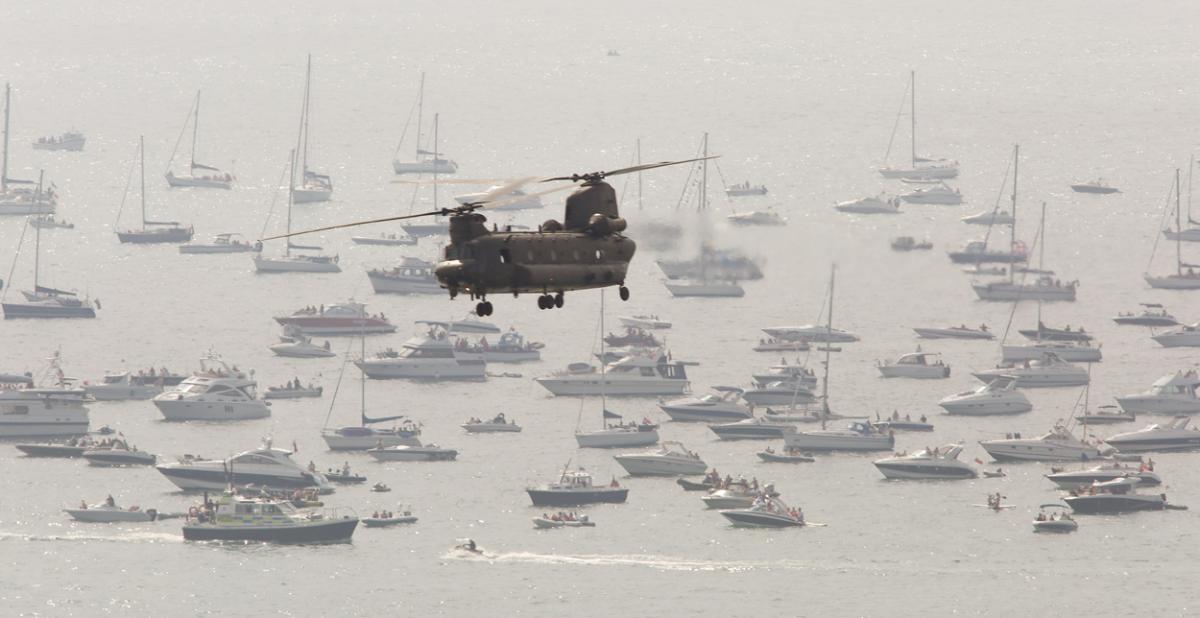 Day three at the Bournemouth Air Festival 2015. Pictures by Richard Crease, from the roof of the Cumberland Hotel.