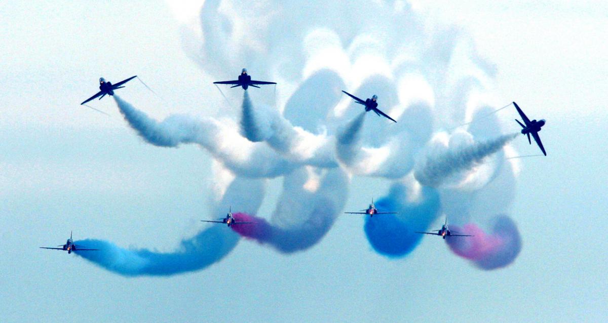 Day three at the Bournemouth Air Festival 2015. Pictures by Richard Crease, from the roof of the Cumberland Hotel.