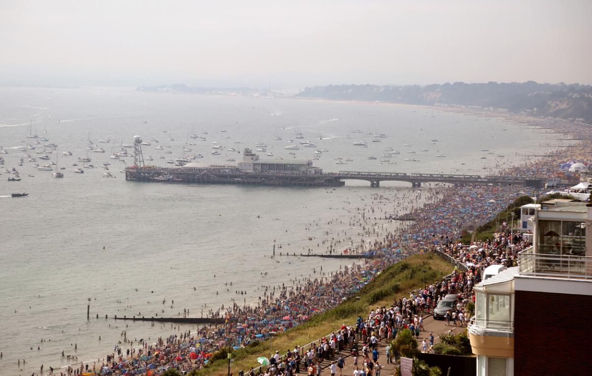 Day three at the Bournemouth Air Festival 2015. Pictures by Richard Crease, from the roof of the Cumberland Hotel.