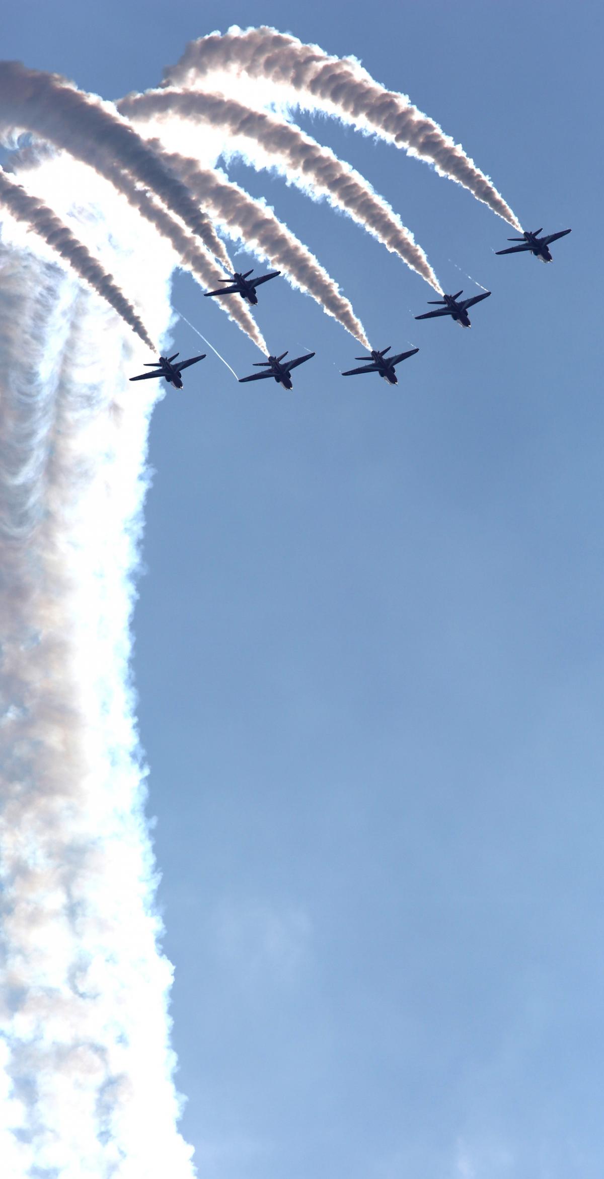 Day three at the Bournemouth Air Festival 2015. Pictures by Richard Crease, from the roof of the Cumberland Hotel.