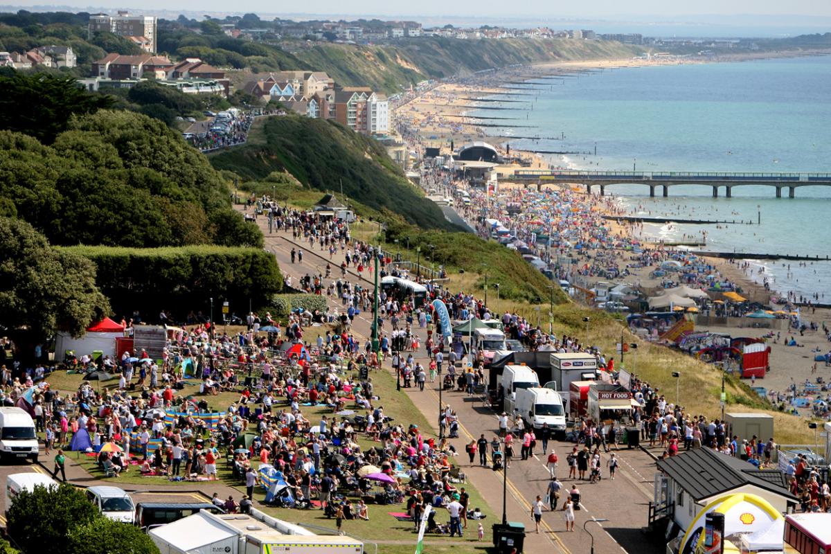 Day three at the Bournemouth Air Festival 2015. Pictures by Richard Crease, from the roof of the Cumberland Hotel.