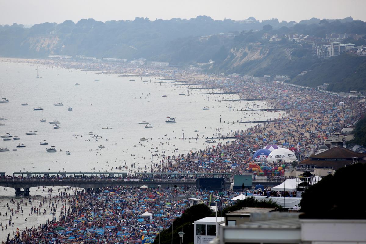 Day three at the Bournemouth Air Festival 2015. Pictures by Richard Crease, from the roof of the Cumberland Hotel.