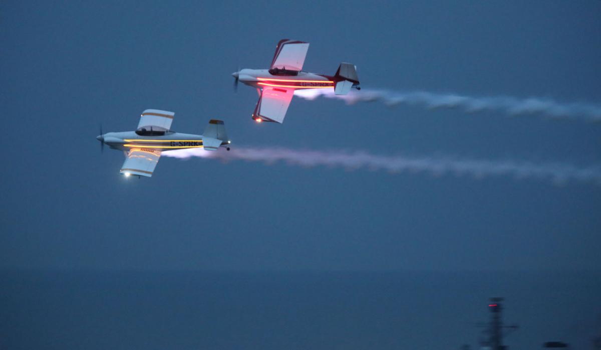 Dusk display pictures from day three of the Bournemouth Air Festival 2015 by Corin Messer. 