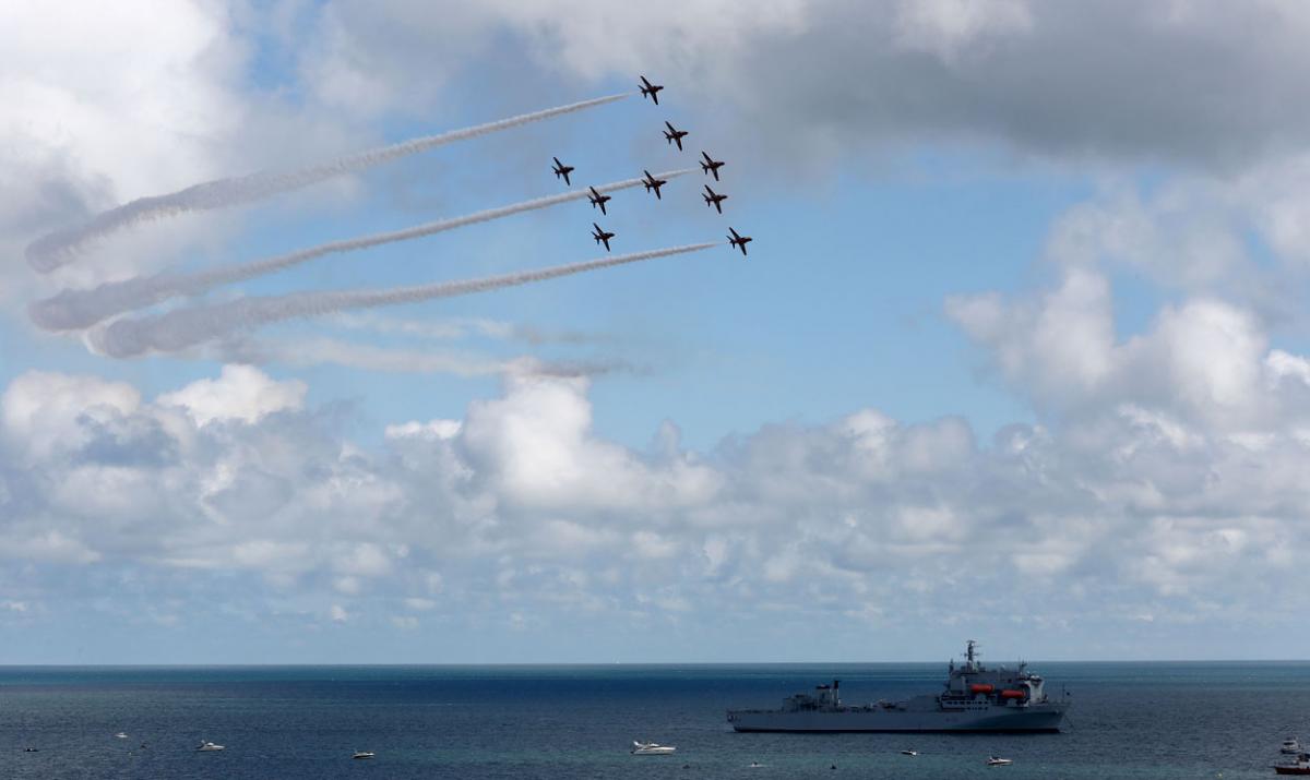 Sunday at the Bournemouth Air Festival 2015. Pictures by Corin Messer. 