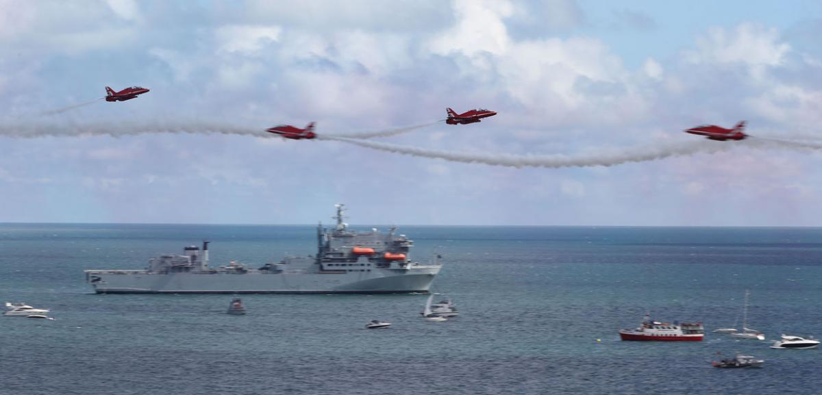 Sunday at the Bournemouth Air Festival 2015. Pictures by Corin Messer. 