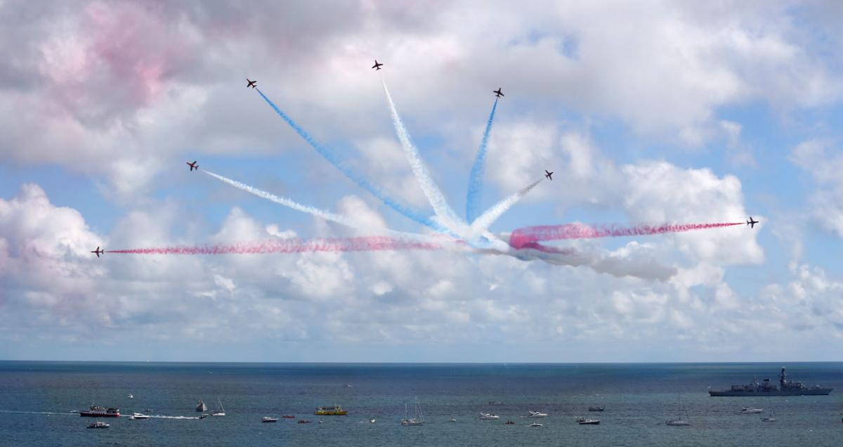 Sunday at the Bournemouth Air Festival 2015. Pictures by Corin Messer. 