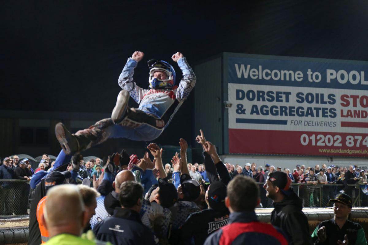 All the pictures from Poole Pirates v Belle Vue at Wimborne Road in the Elite League Final on Wednesday, September 30, 2015 by Sam Sheldon