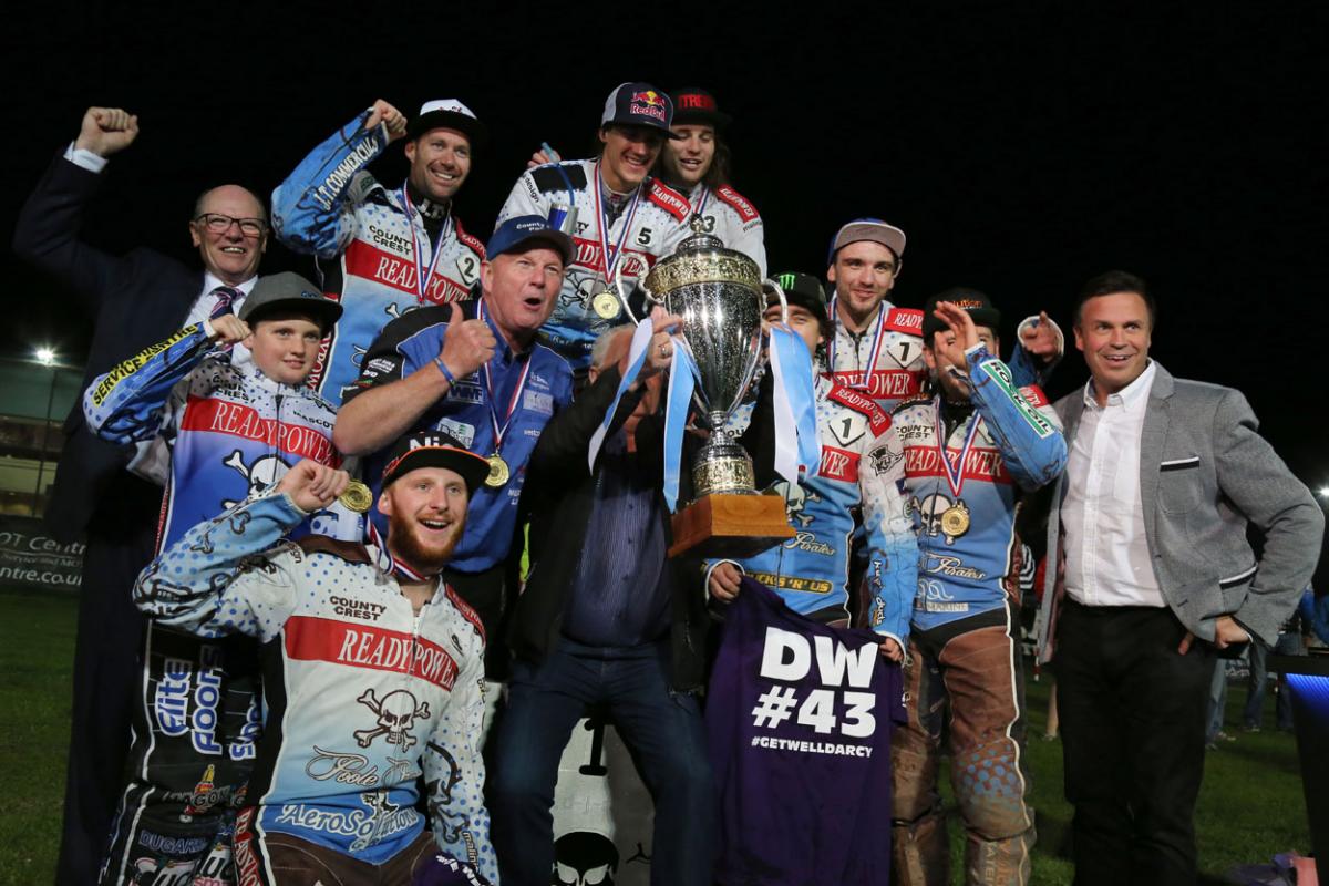 All the pictures from Poole Pirates v Belle Vue at Wimborne Road in the Elite League Final on Wednesday, September 30, 2015 by Sam Sheldon